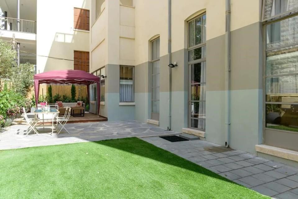 Ferienwohnung 4BR Beach area with Garden&Parknig Tel Aviv-Jaffa Exterior foto
